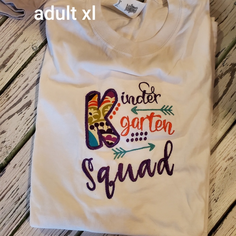 Kindergarten Adult Teacher Shirt